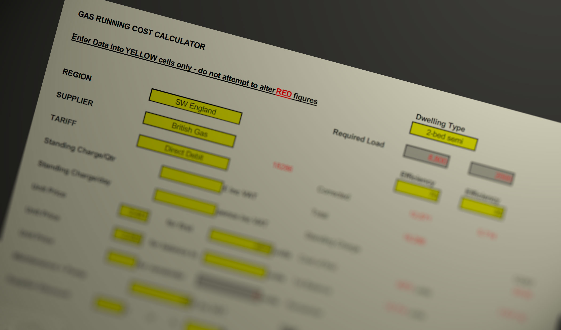 running cost calculator